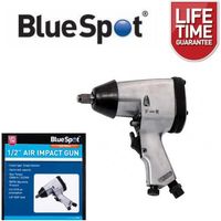 BLUESPOT AIR IMPACT WRENCH 1/2"" DRIVE RATCHET COMPRESSOR TOOL 07945 WARRANTY