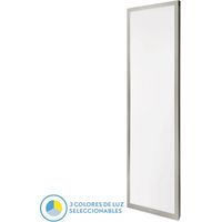 Panel Llano 72w 3000k-4000k-6500k 3,8x30x120 Cm Niquel 7200lm