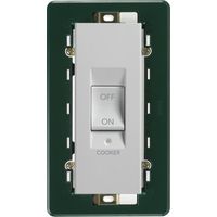 VIMAR - 14019.CK.SL Interruttore 2P 45A COOKER 5M Silver