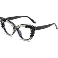 Lunettes de soleil œil de chat diamant pour femmes, style rétro, ornées de strass et de perles scintillantes, lunettes de luxe étincelantes.
