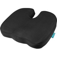 Beautissu Orthopädisches Kissen, Memory-Schaum, BeauErgo FS, ergonomisches Sitzkissen für Büro oder Auto, 45 x 35 x 7 cm – Orthopädisches Steißbeinkissen