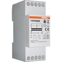 Wallair 1TDTR3820 Klingel-Transformator 4 V, 8 V, 12 V 2 A