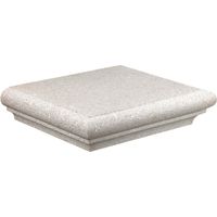 TESTATA TERMINALE COPRIMURO PROFILO TORATO LEVIGATO - Bianco Roccia - size interno 16,5x20