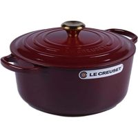 Le Creuset Casseruola Rotonda 28 cm Rosso Pulsante Dorato
