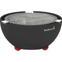 Barbecue portable à charbon 31cm noir – Acier inoxydable et céramique – 4 pinces incluses – BCCHA1066 – Barbecook