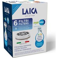 Filtres à eau Laica Fast Disk (6 pièces) pour bouteille filtrante Laica