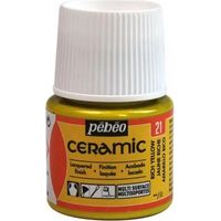 Pebeo Keramikfarbe Multi-Oberflächen Leuchtendes Gelb 45 ml