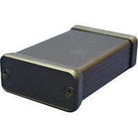 Hammond Electronics 1455L1201BK Profil-Gehäuse 120 x 103 x 30.5 Aluminium Schwarz 1 St.