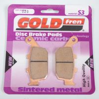 gold fren Bremsbelag für Motorrad honda 500 nx dominator 1992 bis