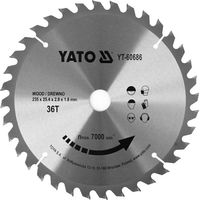 Disco in carburo per legno 235X36TX25.4MM YT-60686 yato