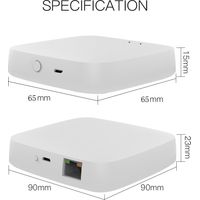 Hub domotique moes zigbee 50 appareils connexion ethernet