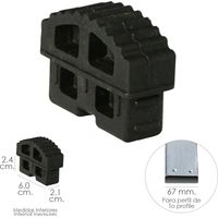 Endkappe Teleskoptreppe Profil 67 mm. Innere Abschnitte. Fassung 2019