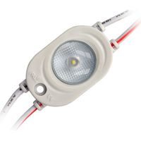 20x 12V DC 1-LED Modul 1W Kaltweiß 95lm SMD 2835 IP65 Wasserdicht 170° Abstrahlwinkel 3621mm für LED Beleuchtung, DIY, Licht Kette