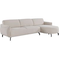 Divano angolo a destra in Tessuto Beige - FERIONA