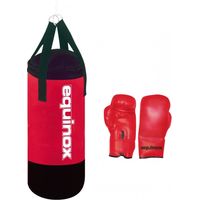 Set boxe junior - sacco boxe kg 3 + guanti 4 oz.