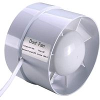 Ccykxa – Extracteur d'air silencieux 150 mm – Débit 320m³/h – Puissance 18W – Niveau sonore 40 dB – Ventilateur pour espaces confinés