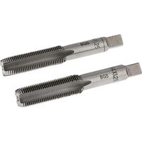 Bgs Technic – Jeu de 2 tarauds M14 x 1.25 mm – Acier à outils GCr15 – Filetage métrique pas standard – Pour perçage précis et finitions