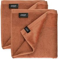 SCHÖNER WOHNEN asciugamano SENSE - Set da 2 50x100 cm, ruggine