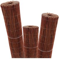 Clôture en osier Aquagart 5m x 120cm I Brise-vue en osier I Brise-vue naturel pour jardins, balcons et terrasses