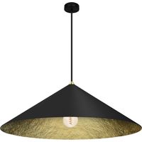 Lampada a sospensione Fuji 1 E27 nera Milagro MLP0646