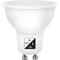 Matel sensore crepuscolare gu10 5w lampadina led fredda
