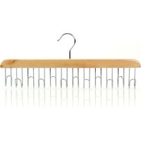 Krawattenstnder Gürtel Schal Zubehr Garderobe Aufbewahrung - drehbar Mobile (12 Holzhaken)