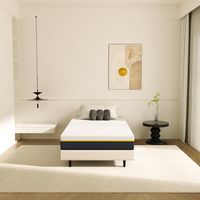 Dewinner – Matelas mémoire de forme 90x190 cm – Épaisseur 17 cm – 7 zones de confort – Éponge en fibre de charbon de bambou – Orthopédique et respirant