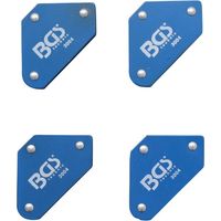 Jeu de supports magnétiques mini 45° - 90° - 135° 4 pièces BGS 4 pièces