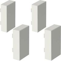 GGK JUEGO DE 4 TAPONES DE ACABADO PARA MOLDURA ELECTRICA 7X12MM BLANCO EAN8021