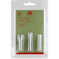 Isi set 3 beccucci acciaio inox serie whip professionale
