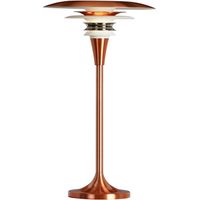 Diablo DaVinci 20cm Lampe de Table Moderne Cuivre, Interrupteur sur Cordon 1x G9