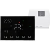Thermostat intelligent programmable, écran tactile LED, compatible Google Home, pour chauffage électrique,thermostat connecté