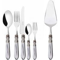 ALADDIN Ghiera Argento Anticato, Posate Set 31 Pz, Scatola