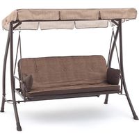 Dondolo letto mod. Bali Struttura in metallo colore beige 3 posti