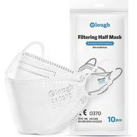 Lot de 100 masques FFP2 4 couches – Protection contre la poussière et pollution – Conformes normes CE – Confort optimal pour port prolongé - 4-layer