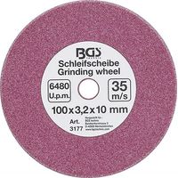 Bgs Technic – Disque à lamelles pour meuleuse 100 x 10 x 3.2 mm – Affûtage précis pour chaînes de tronçonneuse – Compatible 1/4" et 3/8"