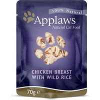 Applaws Cat Pouch Chicken Breast and Wild Rice 70g PK12 - 262812