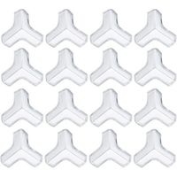 Baby Table Corner Protector, 16 Pieces Transparent Corner Furniture Protector, Strong Transparent Adhesion, Table Corner Protection, Suitable for Cribs, Fireplace, Table, Corners