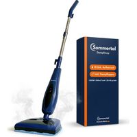 Sommertal Dampfreiniger für Böden 2-in-1 – Dampfmop mit Saugfunktion / Steam Cleaner, 1200W, 500ml Tank, elektrischer Bodenwischer, ohne Chemie