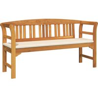 vidaXL Rose Bench Natual 157 x 46 x 82.5 cm Solid Acacia Wood