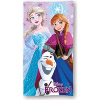 Disney Frozen Strandhandtuch Mikrofaser 140x70 – Leichtes Badehandtuch für Meer & Pool
