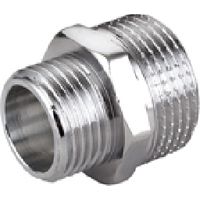 NIPPLE RIDOTTO MM IN OTTONE CROMO IBP- 3/4 x 1/2- IBP- pezzi 10