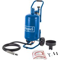 Aérogommeuse portable 20L 8bar pneumatique 250l/min Scheppach sbt-20