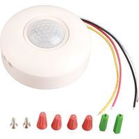 Interrupteur de Détection de Mouvement Infrarouge 360° avec Temporisateur pour Plafonnier LED