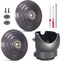Rueda de Cepillo + Conector para Aspiradoras, 100W Alta Potencia, Accesorio de Repuesto Compatible V10 V11 V15