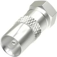 Adaptateur coaxial Hama 00305105 boîtier métal blindé