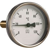 Thermomètre bimétallique afriso bith 100 mm 0-120°C