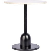 Table d'appoint Gordon 125 - Blanc et Noir