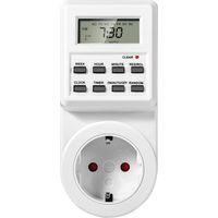 Programmateur Prise Electrique et Digitale, Prise Programmable à Cycle Alternatif et répétitif, Prise Minuteur Compte à Rebours, Prise Minuteur Programmable with LCD, Économiser Électricité