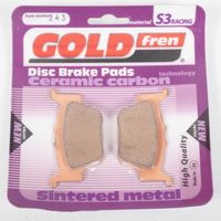 Plaquette de frein Gold Fren pour Quad Honda 650 TRX FA 2003 à